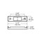 Peterson GRAY MOUNTING BRACKET FOR 154 LIGHTS, INCLUDES TERMINAL PAD, LEAD WIRE 154-09K - alternate 2